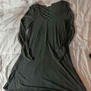 Entro Black Asymmetrical Dress